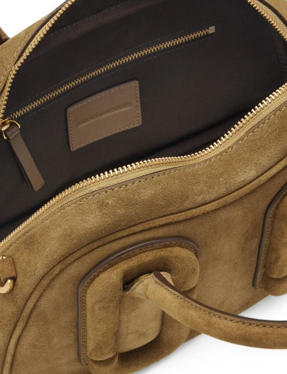 Marc Jacobs Babe Top Handle Bag – حقيبة نسائية من الجلد السويدي