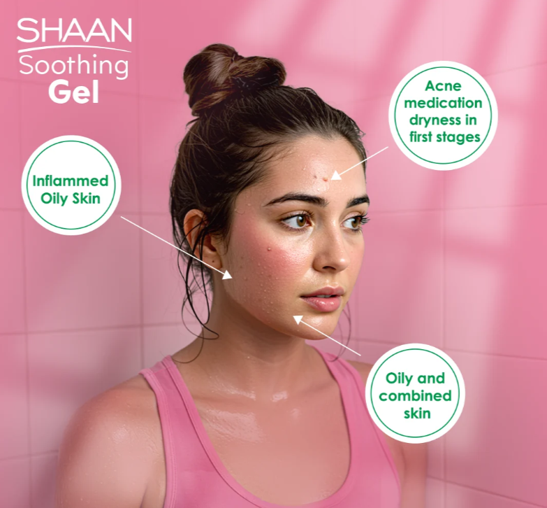 شان جل مهدئ ومرطب للبشرة – 120 جم (Shaan Soothing Gel) - صورة 3