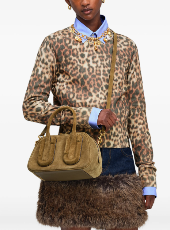 Marc Jacobs Babe Top Handle Bag – حقيبة نسائية من الجلد السويدي - صورة 2
