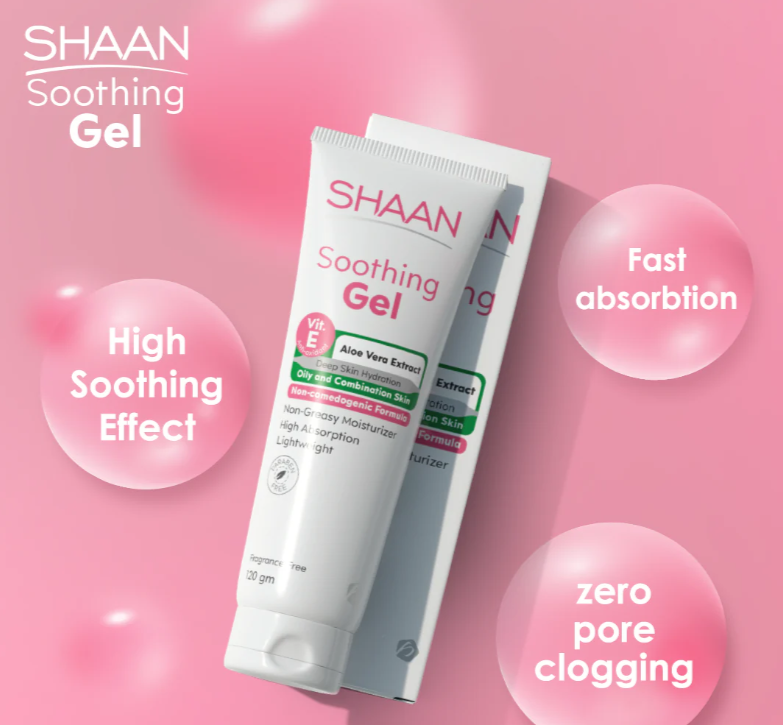شان جل مهدئ ومرطب للبشرة – 120 جم (Shaan Soothing Gel) - صورة 2